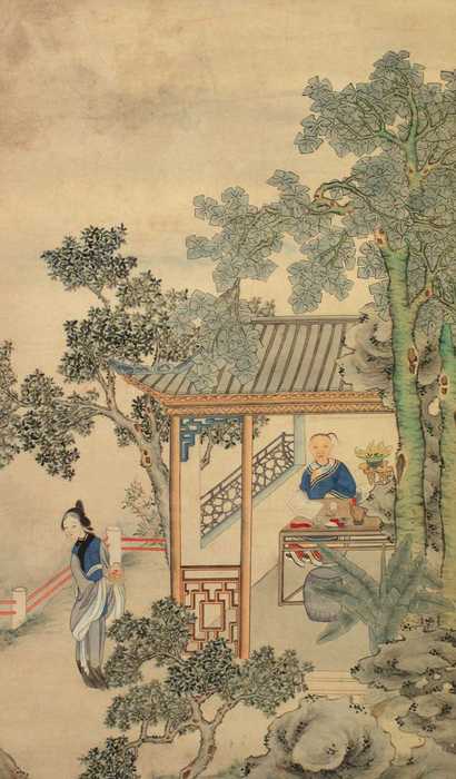 佚名 圣贤仕妇 立轴